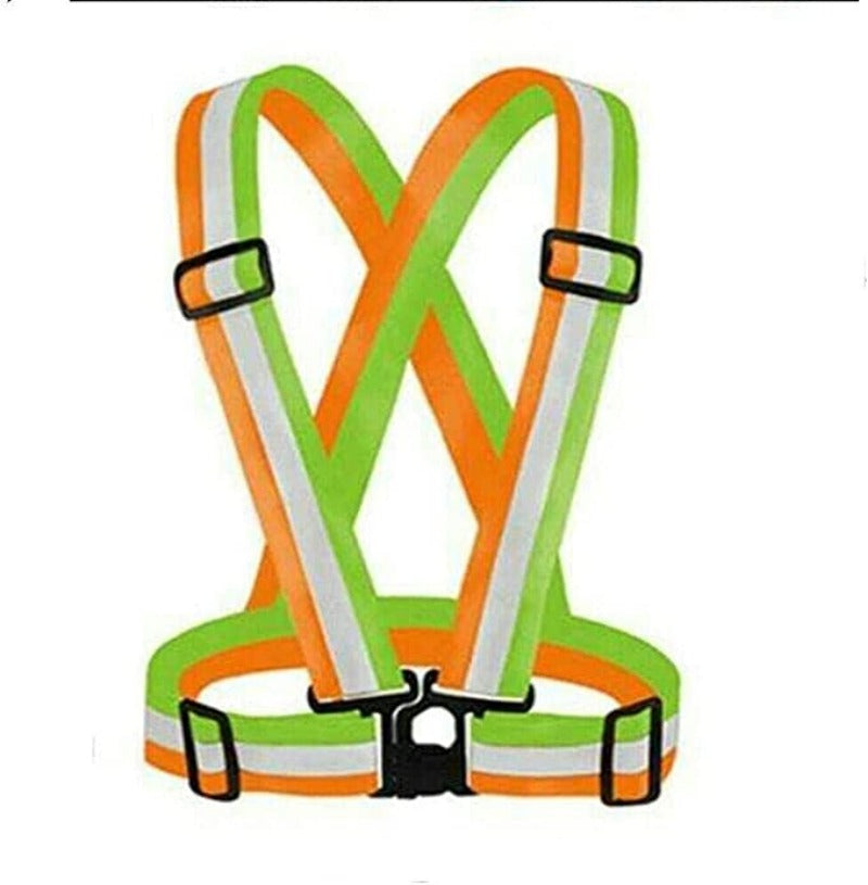 Adjustable Reflective Vest Belt With High Visibility Multi Colors Available