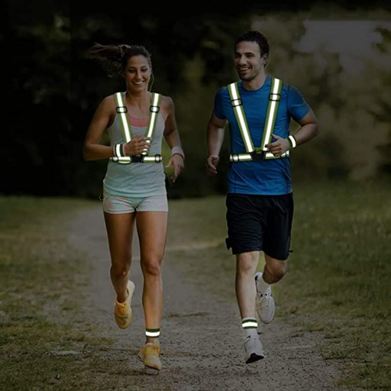 Adjustable Reflective Vest Belt With High Visibility Multi Colors Available